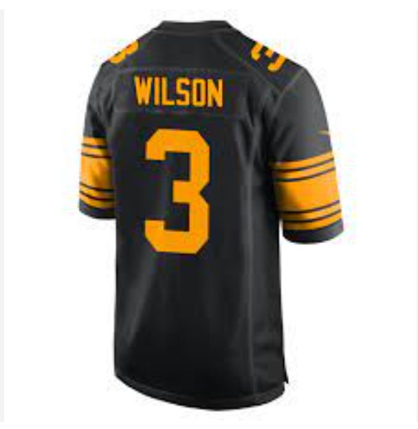 Men Pittsburgh Steelers #3 Wilson Black 2024 Nike Vapor Limited NFL Jersey style 2->customized nhl jersey->Custom Jersey